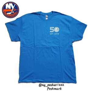 ๐๐๐๐๐๐ก NHL NY Islanders ๐๐th Anniversary EST. 1972 Tee XL Blue